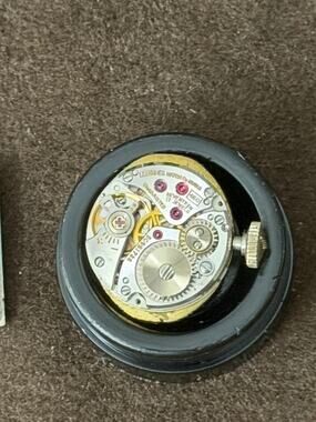 Longines Women’s Manual Wind Watch Square Black Dial Mesh Bracelet Cal 460